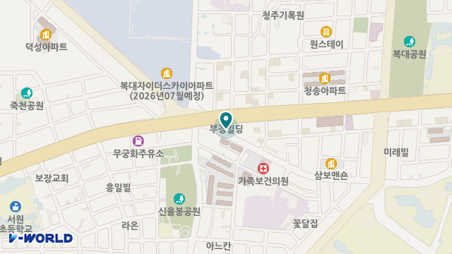 새열린재가노인복지센터 위치 지도