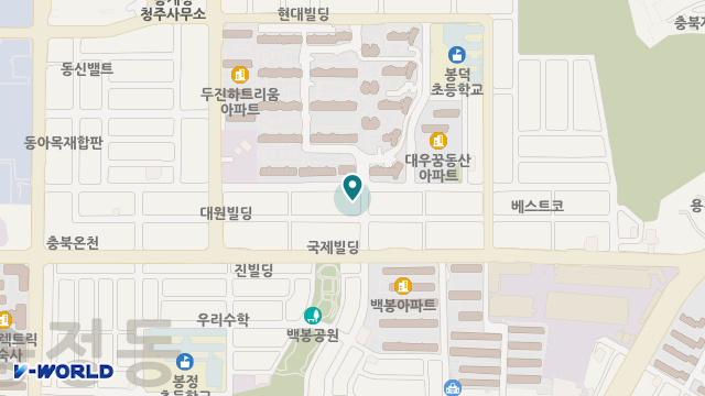 청춘대학주간보호센터 위치 지도