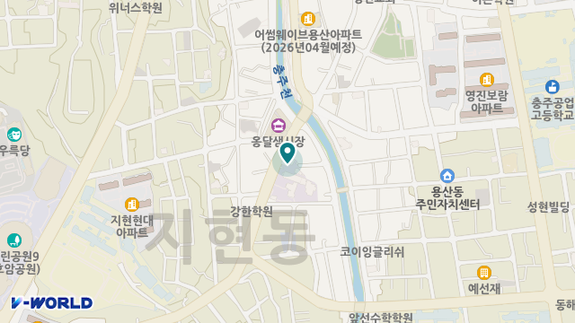 지현카리타스노인복지센터 위치 지도