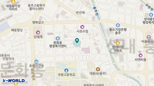 동행노인복지센터 위치 지도