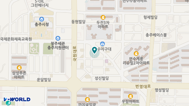 센트럴우리주야간보호센터 위치 지도