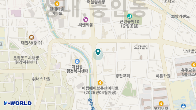 (주)사람인충주돌봄 위치 지도