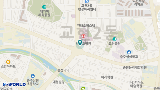 현대의료기교현점 위치 지도