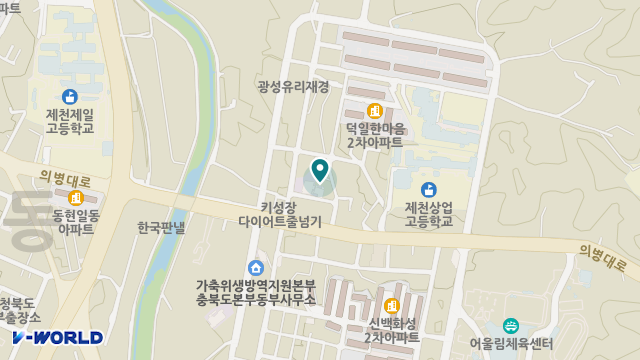 사랑재가방문요양센터 위치 지도
