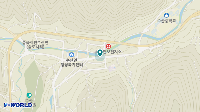 수산방문요양센터 위치 지도