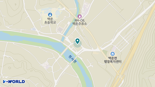 백운통합복지센터 위치 지도