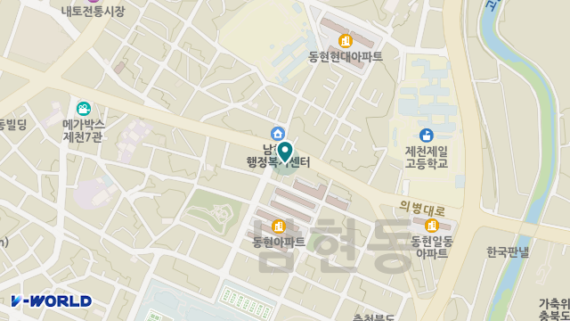 바른재가노인복지센터 위치 지도