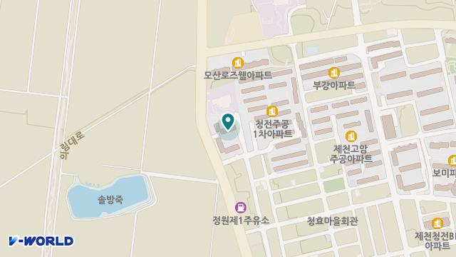 건강한재가복지센터 위치 지도