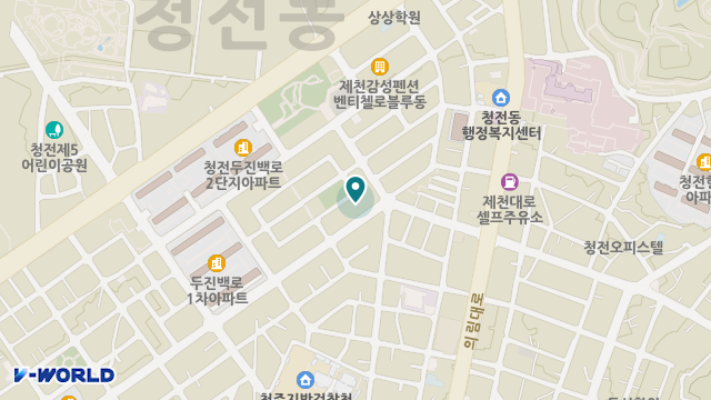 늘푸른노인복지센터 위치 지도