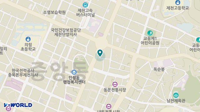 세명재가노인복지센터 위치 지도