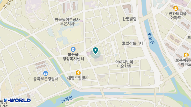 보은노인복지센터 위치 지도
