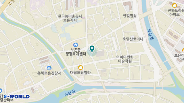 보은의료기 위치 지도