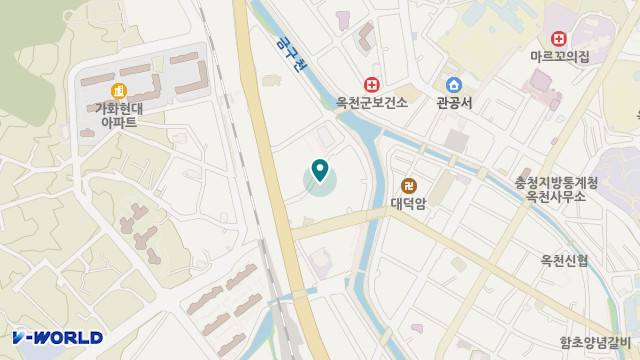 옥천향수 주간보호센터 위치 지도