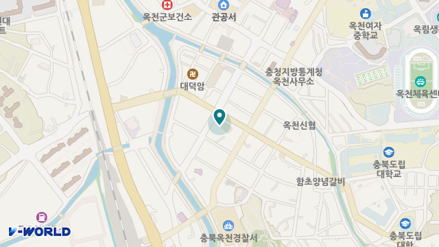 옥천복지용구의료기 위치 지도