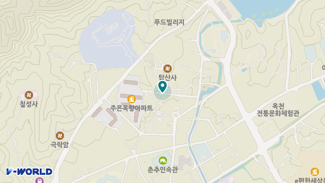 옥천방문요양센터 위치 지도