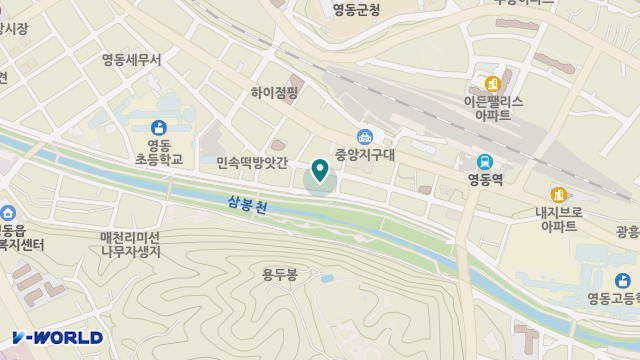 민들레노인주간보호센터 위치 지도