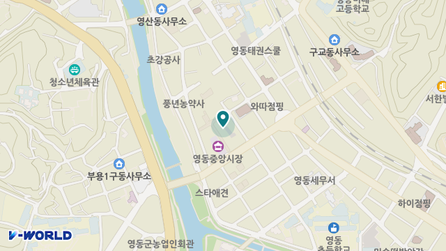 레인보우재가복지센터 위치 지도