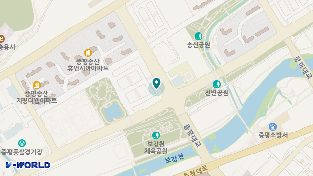 송산주간보호센터 위치 지도
