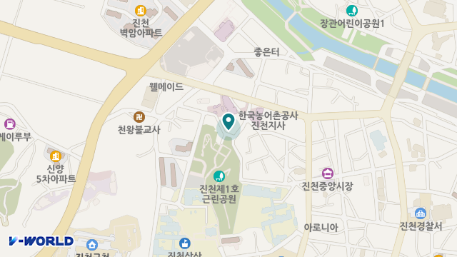 진천노인돌봄센터 위치 지도