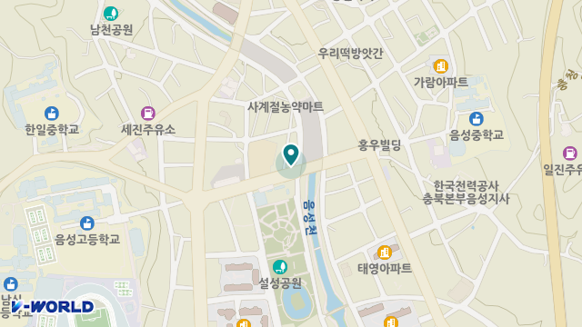 음성방문요양센터 위치 지도