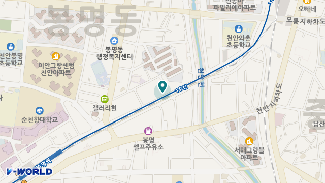 느티나무노인복지센터 위치 지도