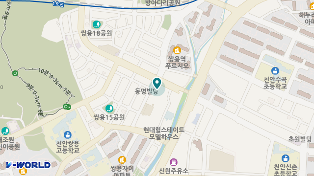 천안구구팔팔주간보호센터 위치 지도