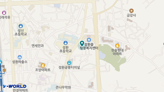 이화노인복지센터 위치 지도