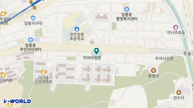 그루터기재가복지센터 위치 지도