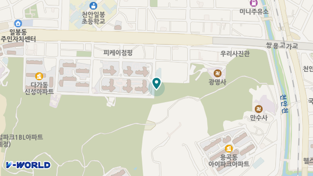 천안도우누리재가노인복지센터 위치 지도