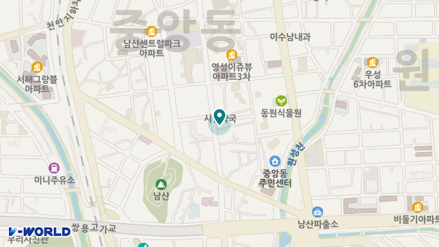 천안재가복지센터 위치 지도