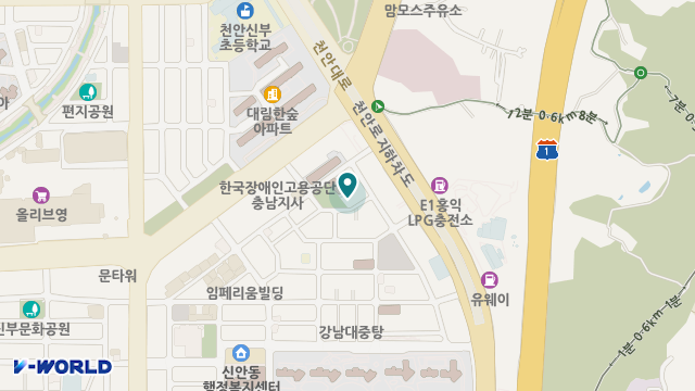 바른재가복지센터 위치 지도