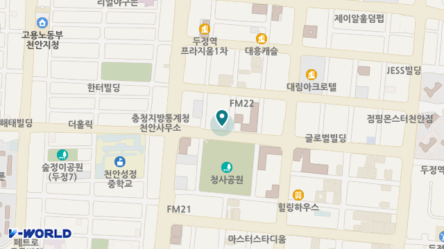 천안재활365주간보호 위치 지도