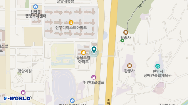 희망재가노인복지센터 위치 지도