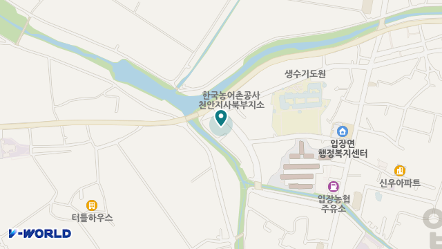 입장한옥실버센터 위치 지도