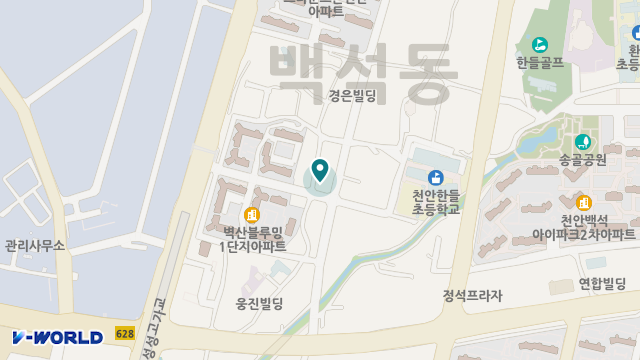 천안노인주간보호센터 위치 지도