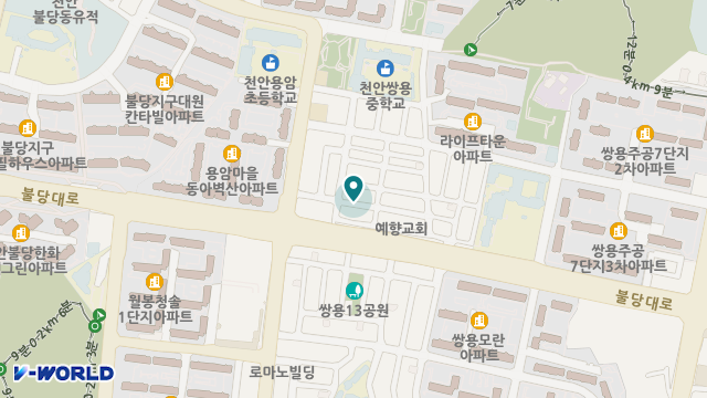 정다운재가복지센터 위치 지도