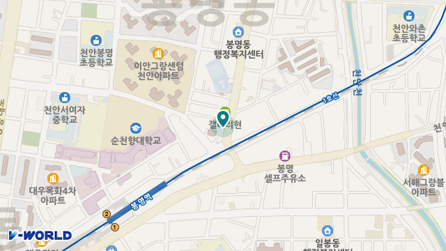 (A)비지팅엔젤스 천안동남방문요양지점 위치 지도