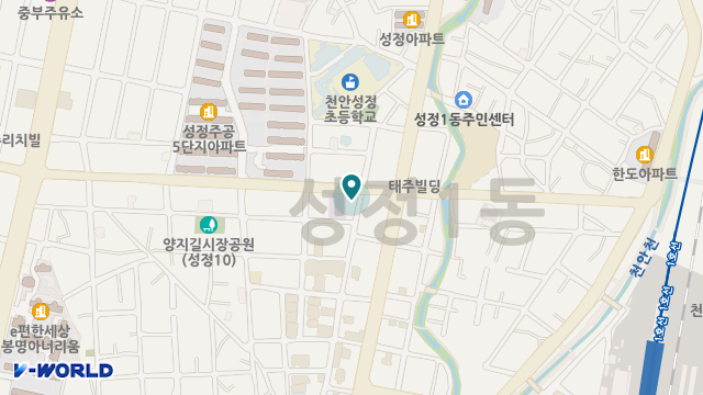 (주)케어링 주간보호센터 천안점 위치 지도
