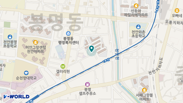 천안고향의집병설재가노인복지센터 위치 지도