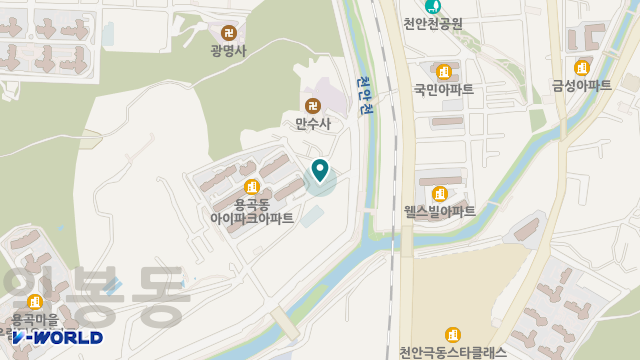 플래티늄 소망주ㆍ야간보호센터 위치 지도