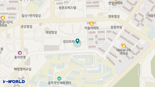 공주건강랜드주간보호센터 위치 지도