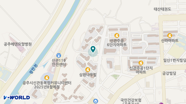 공주농협 동행 복지센터 위치 지도