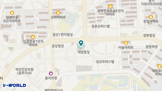공주한빛주간보호센터 위치 지도