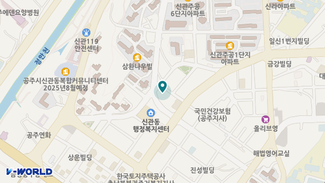 공주방문요양센터 위치 지도