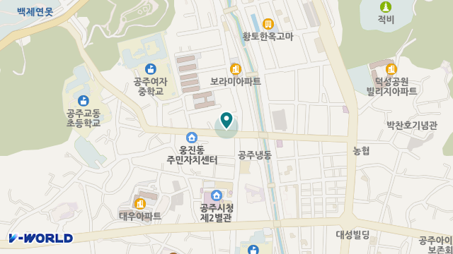 영인재가노인복지센터 위치 지도