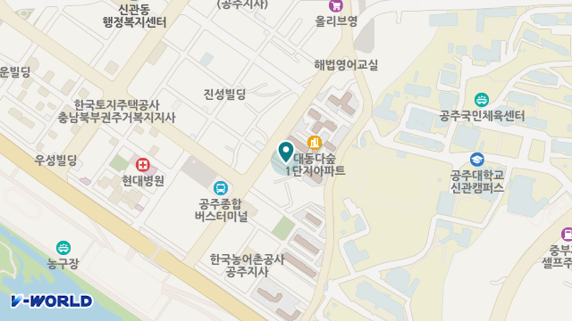 공주9988주간보호센터 위치 지도