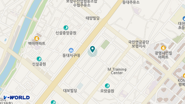 보령통합돌봄복지센터 위치 지도