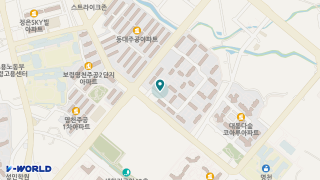 만세보령노인복지센터 위치 지도