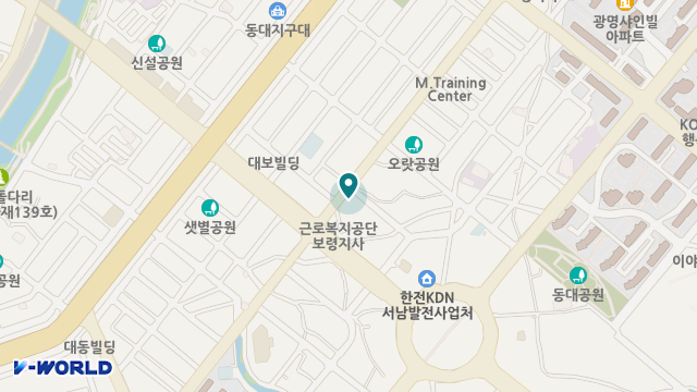가온재가복지센터(지팡이 사회적협동조합) 위치 지도