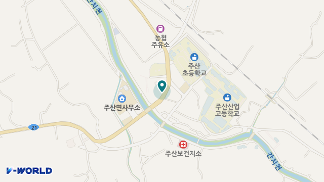 주산재가노인복지센터 위치 지도